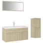 vidaXL Badmöbel-Set Sonoma-Eiche Holzwerkstoff vidaXL Badmöbel-Set Sonoma-Eiche Holzwerkstoff