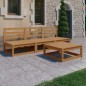 vidaXL 4-tlg. Garten-Lounge-Set Honigbraun Massivholz Kiefer vidaXL 4-tlg. Garten-Lounge-Set Honigbraun Massivholz Kiefer