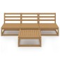 vidaXL 4-tlg. Garten-Lounge-Set Honigbraun Massivholz Kiefer vidaXL 4-tlg. Garten-Lounge-Set Honigbraun Massivholz Kiefer