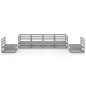 vidaXL 6-tlg. Garten-Lounge-Set Grau Kiefer Massivholz vidaXL 6-tlg. Garten-Lounge-Set Grau Kiefer Massivholz