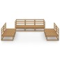 vidaXL 7-tlg. Garten-Lounge-Set Honigbraun Massivholz Kiefer vidaXL 7-tlg. Garten-Lounge-Set Honigbraun Massivholz Kiefer