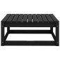 vidaXL 7-tlg. Garten-Lounge-Set Schwarz Massivholz Kiefer vidaXL 7-tlg. Garten-Lounge-Set Schwarz Massivholz Kiefer