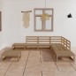 vidaXL 8-tlg. Garten-Lounge-Set Honigbraun Massivholz Kiefer vidaXL 8-tlg. Garten-Lounge-Set Honigbraun Massivholz Kiefer