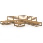 vidaXL 8-tlg. Garten-Lounge-Set Honigbraun Massivholz Kiefer vidaXL 8-tlg. Garten-Lounge-Set Honigbraun Massivholz Kiefer