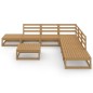 vidaXL 8-tlg. Garten-Lounge-Set Honigbraun Massivholz Kiefer vidaXL 8-tlg. Garten-Lounge-Set Honigbraun Massivholz Kiefer