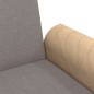 Schlafsofa mit Armlehnen Taupe Stoff Schlafsofa mit Armlehnen Taupe Stoff