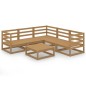 vidaXL 6-tlg. Garten-Lounge-Set Honigbraun Massivholz Kiefer vidaXL 6-tlg. Garten-Lounge-Set Honigbraun Massivholz Kiefer