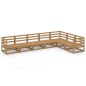 vidaXL 7-tlg. Garten-Lounge-Set Honigbraun Massivholz Kiefer vidaXL 7-tlg. Garten-Lounge-Set Honigbraun Massivholz Kiefer