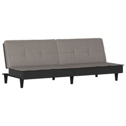 Schlafsofa Taupe Stoff