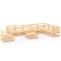 vidaXL 9-tlg. Garten-Lounge-Set Massivholz Kiefer vidaXL 9-tlg. Garten-Lounge-Set Massivholz Kiefer