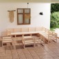 vidaXL 13-tlg. Garten-Lounge-Set Massivholz Kiefer vidaXL 13-tlg. Garten-Lounge-Set Massivholz Kiefer
