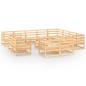vidaXL 13-tlg. Garten-Lounge-Set Massivholz Kiefer vidaXL 13-tlg. Garten-Lounge-Set Massivholz Kiefer