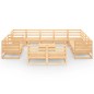 vidaXL 13-tlg. Garten-Lounge-Set Massivholz Kiefer vidaXL 13-tlg. Garten-Lounge-Set Massivholz Kiefer