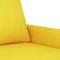 vidaXL 4-tlg. Sofagarnitur mit Kissen Hellgelb Stoff vidaXL 4-tlg. Sofagarnitur mit Kissen Hellgelb Stoff