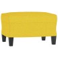 vidaXL 3-tlg. Sofagarnitur mit Kissen Hellgelb Stoff vidaXL 3-tlg. Sofagarnitur mit Kissen Hellgelb Stoff