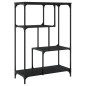 vidaXL Bücherregal Schwarz 81x36x115 cm Holzwerkstoff und Stahl vidaXL Bücherregal Schwarz 81x36x115 cm Holzwerkstoff und Stahl