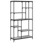 vidaXL Bücherregal Grau Sonoma 99x35,5x176 cm Holzwerkstoff und Stahl vidaXL Bücherregal Grau Sonoma 99x35,5x176 cm Holzwerkstoff und Stahl