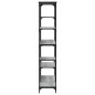 vidaXL Bücherregal Grau Sonoma 99x35,5x176 cm Holzwerkstoff und Stahl vidaXL Bücherregal Grau Sonoma 99x35,5x176 cm Holzwerkstoff und Stahl