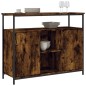 vidaXL Sideboard Räuchereiche 100x35x80 cm Holzwerkstoff vidaXL Sideboard Räuchereiche 100x35x80 cm Holzwerkstoff