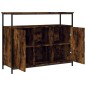 vidaXL Sideboard Räuchereiche 100x35x80 cm Holzwerkstoff vidaXL Sideboard Räuchereiche 100x35x80 cm Holzwerkstoff