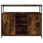 vidaXL Sideboard Räuchereiche 100x35x80 cm Holzwerkstoff vidaXL Sideboard Räuchereiche 100x35x80 cm Holzwerkstoff