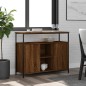 vidaXL Sideboard Braun Eichen-Optik 100x35x80 cm Holzwerkstoff vidaXL Sideboard Braun Eichen-Optik 100x35x80 cm Holzwerkstoff