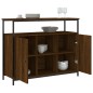 vidaXL Sideboard Braun Eichen-Optik 100x35x80 cm Holzwerkstoff vidaXL Sideboard Braun Eichen-Optik 100x35x80 cm Holzwerkstoff