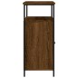 vidaXL Sideboard Braun Eichen-Optik 100x35x80 cm Holzwerkstoff vidaXL Sideboard Braun Eichen-Optik 100x35x80 cm Holzwerkstoff