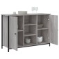 vidaXL Sideboard Grau Sonoma 100x35x70 cm Holzwerkstoff vidaXL Sideboard Grau Sonoma 100x35x70 cm Holzwerkstoff