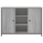 vidaXL Sideboard Grau Sonoma 100x35x70 cm Holzwerkstoff vidaXL Sideboard Grau Sonoma 100x35x70 cm Holzwerkstoff