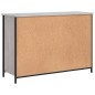 vidaXL Sideboard Grau Sonoma 100x35x70 cm Holzwerkstoff vidaXL Sideboard Grau Sonoma 100x35x70 cm Holzwerkstoff