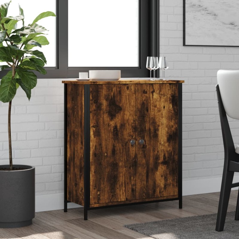 vidaXL Sideboard Räuchereiche 70x30x80 cm Holzwerkstoff vidaXL Sideboard Räuchereiche 70x30x80 cm Holzwerkstoff