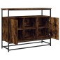 vidaXL Sideboard Räuchereiche 100x35x80 cm Holzwerkstoff vidaXL Sideboard Räuchereiche 100x35x80 cm Holzwerkstoff