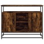 vidaXL Sideboard Räuchereiche 100x35x80 cm Holzwerkstoff vidaXL Sideboard Räuchereiche 100x35x80 cm Holzwerkstoff