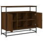 vidaXL Sideboard Braun Eichen-Optik 100x35x80 cm Holzwerkstoff vidaXL Sideboard Braun Eichen-Optik 100x35x80 cm Holzwerkstoff
