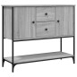 vidaXL Sideboard Grau Sonoma 100x36x85 cm Holzwerkstoff vidaXL Sideboard Grau Sonoma 100x36x85 cm Holzwerkstoff