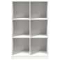 vidaXL Bücherregal Weiß 70x33x110 cm Massivholz Kiefer vidaXL Bücherregal Weiß 70x33x110 cm Massivholz Kiefer
