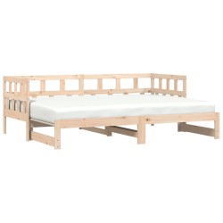 vidaXL Tagesbett Ausziehbar 90x190 cm Massivholz Kiefer