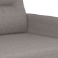 vidaXL 3-tlg. Sofagarnitur mit Kissen Taupe Stoff vidaXL 3-tlg. Sofagarnitur mit Kissen Taupe Stoff