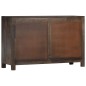 vidaXL Sideboard mit Schnitzereien 110x35x70 cm Massivholz Mango vidaXL Sideboard mit Schnitzereien 110x35x70 cm Massivholz Mango