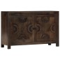 vidaXL Sideboard mit Schnitzereien 110x35x70 cm Massivholz Mango vidaXL Sideboard mit Schnitzereien 110x35x70 cm Massivholz Mango