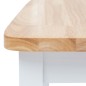 vidaXL Esszimmerstühle 4 Stk Weiß Helles Holz Massivholz Kautschukbaum vidaXL Esszimmerstühle 4 Stk Weiß Helles Holz Massivholz Kautschukbaum
