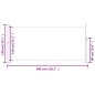vidaXL Ausziehbare Seitenmarkise 140x300 cm Blau vidaXL Ausziehbare Seitenmarkise 140x300 cm Blau