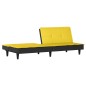 Schlafsofa Hellgelb Stoff Schlafsofa Hellgelb Stoff