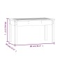 vidaXL Gartenbank 80x44x45 cm Massivholz Douglasie vidaXL Gartenbank 80x44x45 cm Massivholz Douglasie