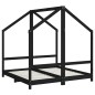 vidaXL Kinderbett Schwarz 2x(70x140) cm Massivholz Kiefer vidaXL Kinderbett Schwarz 2x(70x140) cm Massivholz Kiefer