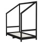 vidaXL Kinderbett Schwarz 2x(70x140) cm Massivholz Kiefer vidaXL Kinderbett Schwarz 2x(70x140) cm Massivholz Kiefer