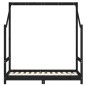 vidaXL Kinderbett Schwarz 2x(70x140) cm Massivholz Kiefer vidaXL Kinderbett Schwarz 2x(70x140) cm Massivholz Kiefer