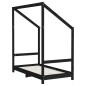vidaXL Kinderbett Schwarz 2x(70x140) cm Massivholz Kiefer vidaXL Kinderbett Schwarz 2x(70x140) cm Massivholz Kiefer