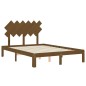 vidaXL Massivholzbett mit Kopfteil Honigbraun 120x200 cm vidaXL Massivholzbett mit Kopfteil Honigbraun 120x200 cm
